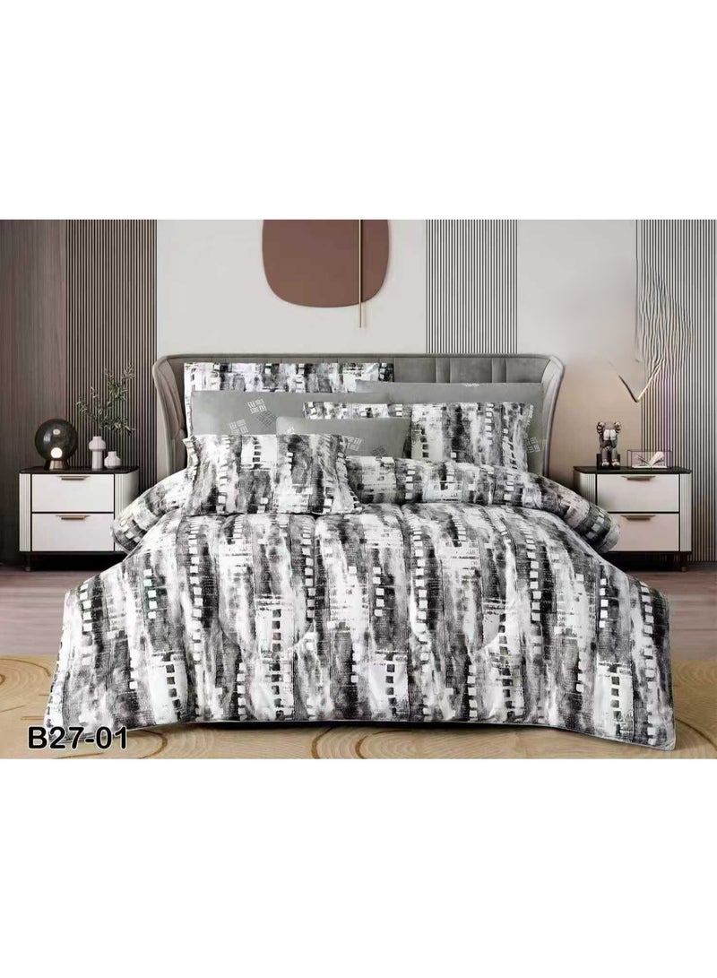 Luxurious double bedsheet made of royal microfiber, measuring 260*240...